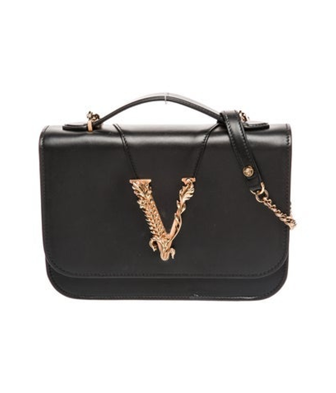 Versace Leather Shoulder Bag