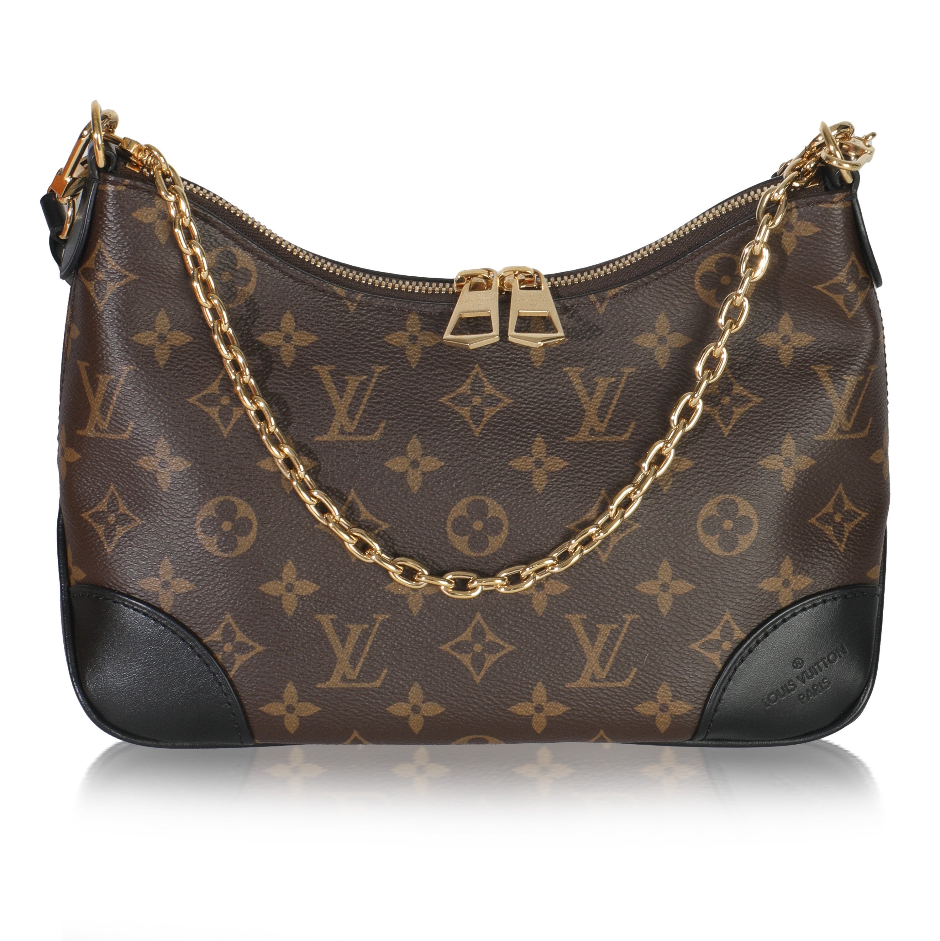 Louis Vuitton Black Monogram Canvas Boulogne NM