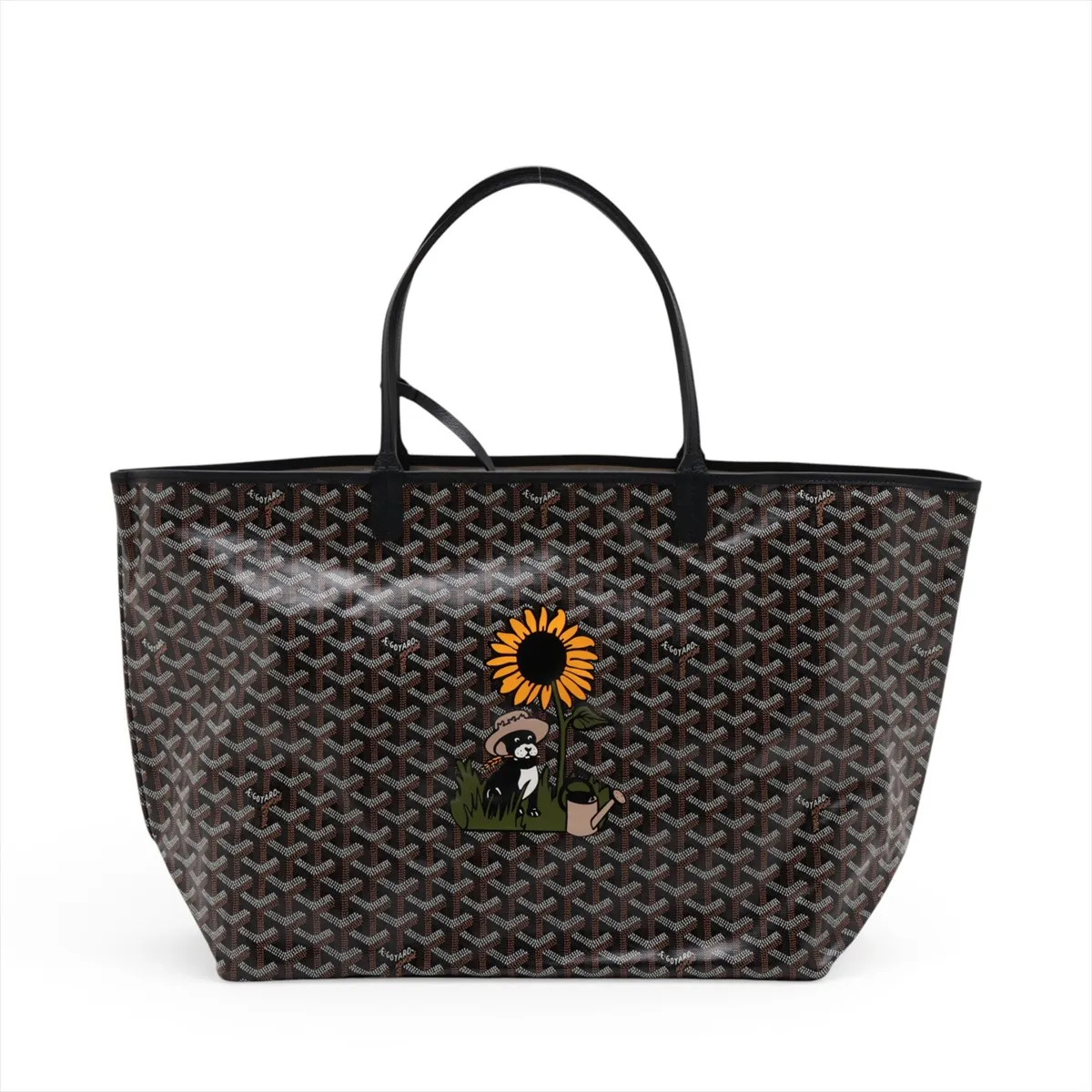 Goyard Goyard Saint Louis GM PVC & leather Tote bag Black