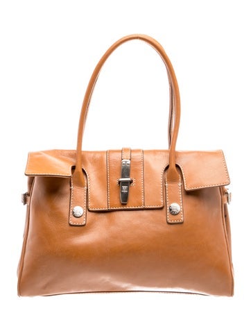 Leather Top Handle Bag
