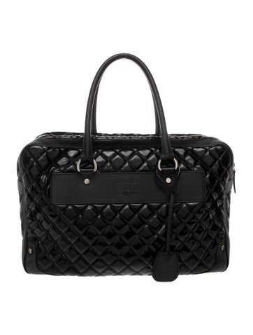 Quilted Travel Vinyl Bag