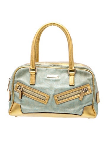 GG Lurex GG Canvas Handle Bag Small Vintage