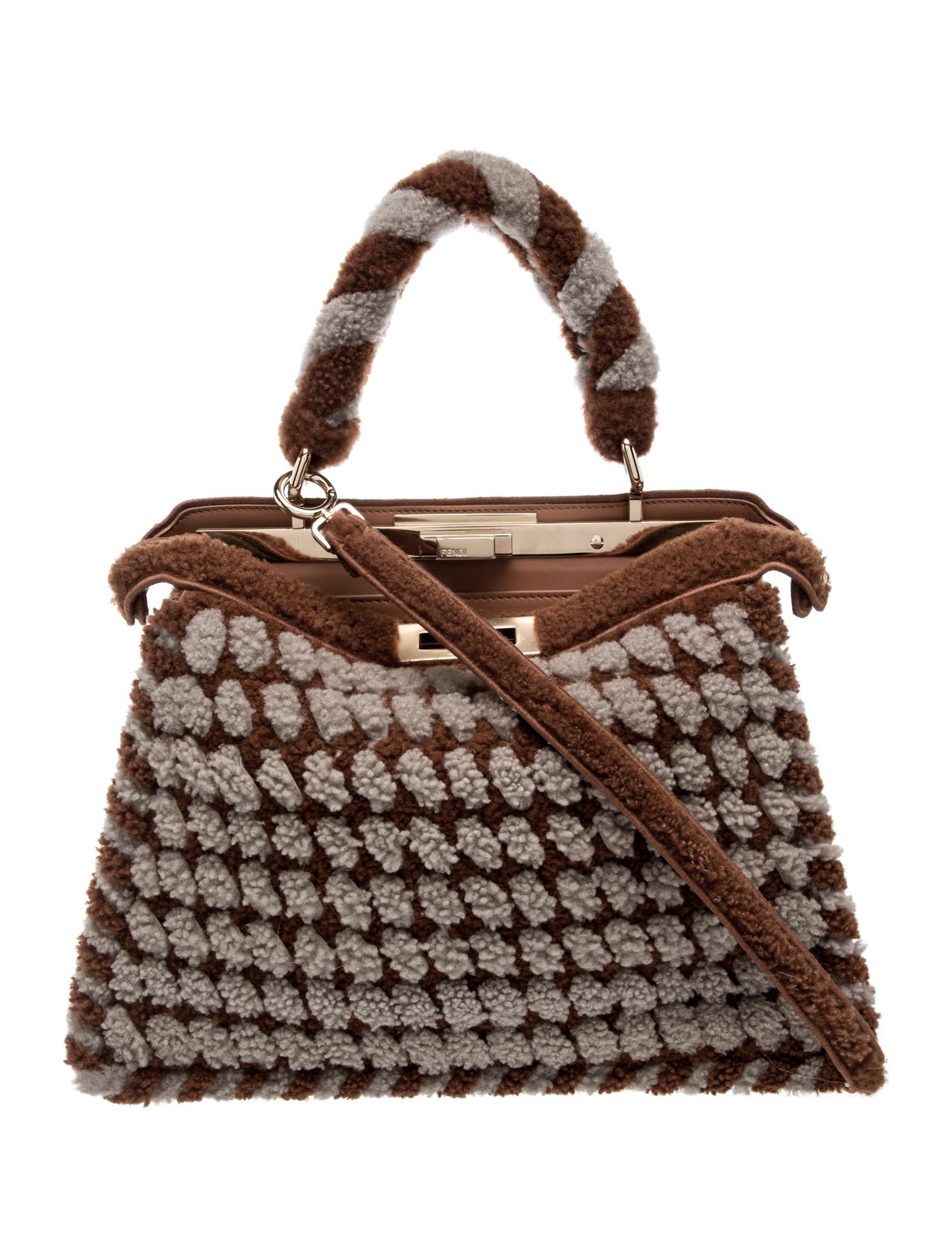 Fendi Shearling Peekaboo 2023