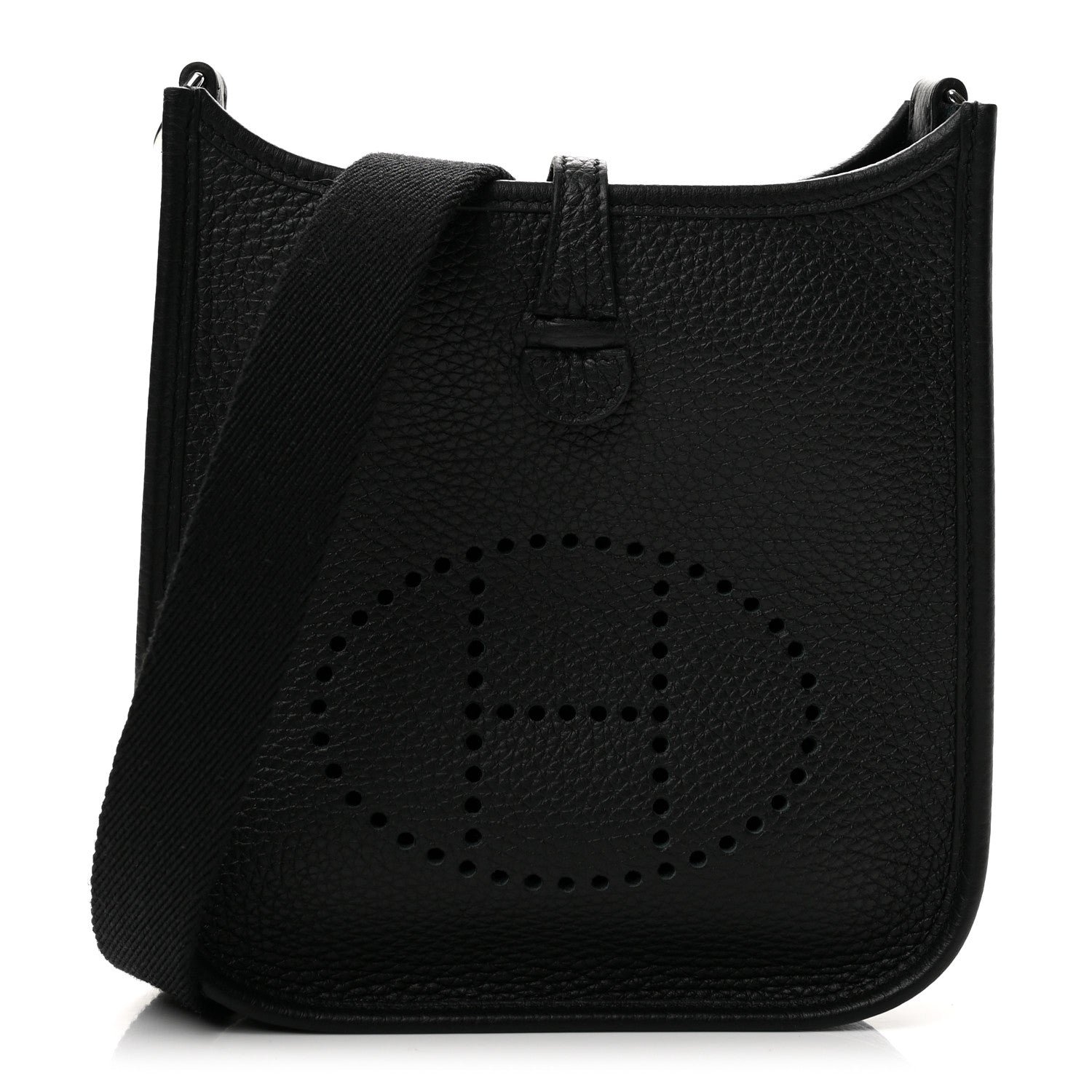 Hermes Taurillon Clemence Evelyne TPM Black