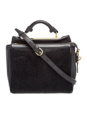 Leather Top Handle Bag