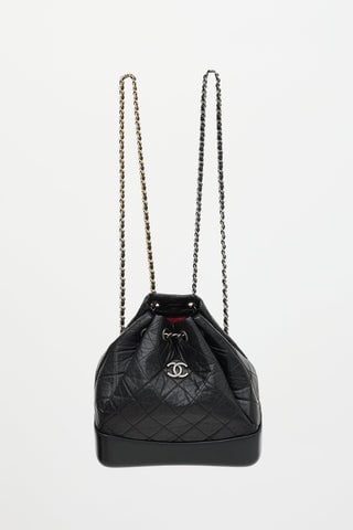 Aged Leather Small Gabrielle Backpack