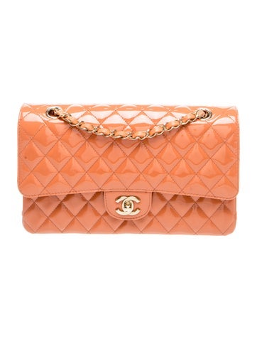Patent Medium Double Flap Bag