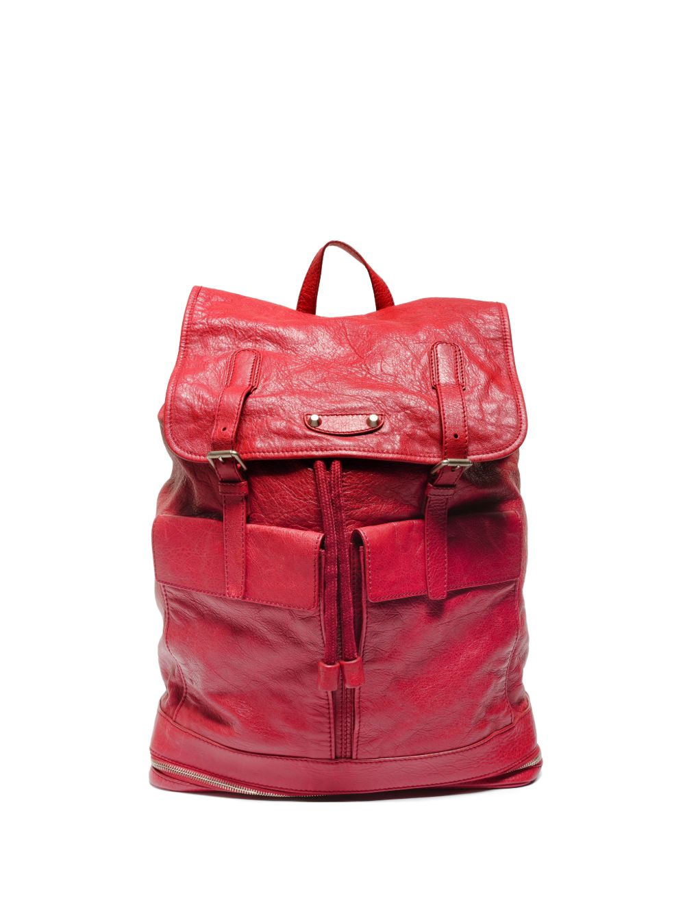 2010s classic leather backpack