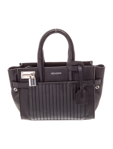 Leather Top Handle Bag XS