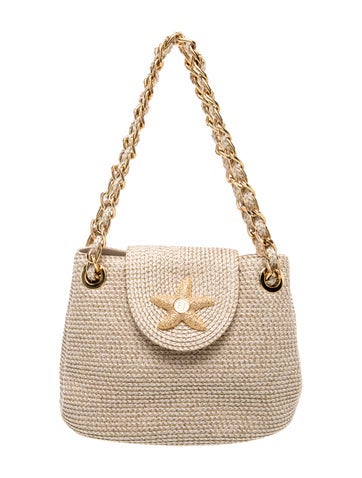 Straw Top Handle Bag