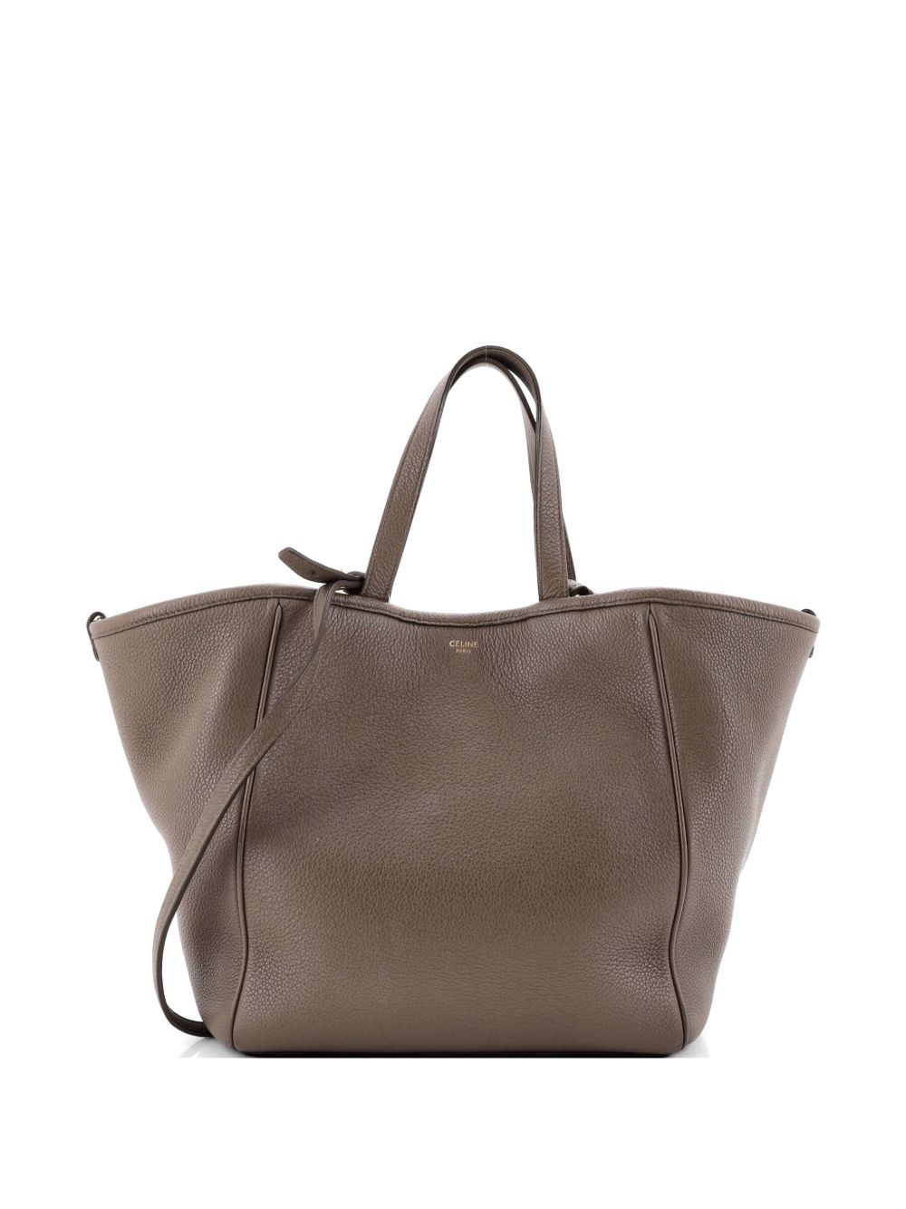 Folded Cabas Leather Small tote bag