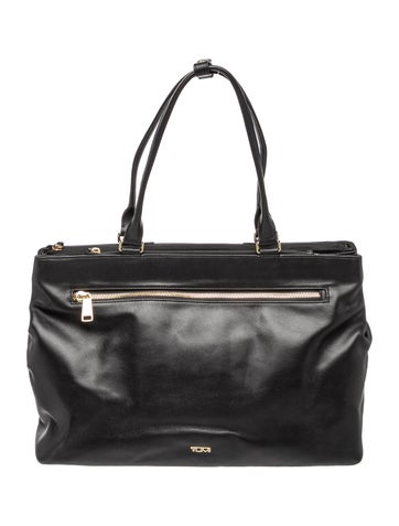 Leather Top Handle Bag w/ Tags