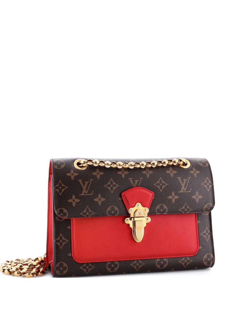 Victoire Handbag Monogram Canvas and Leather shoulder bag