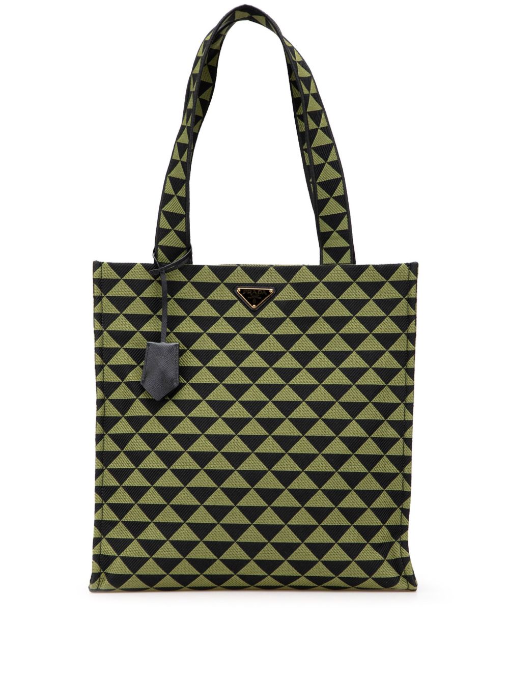 2013-2025 Jacquard Triangolo Symbole Shopping tote bag