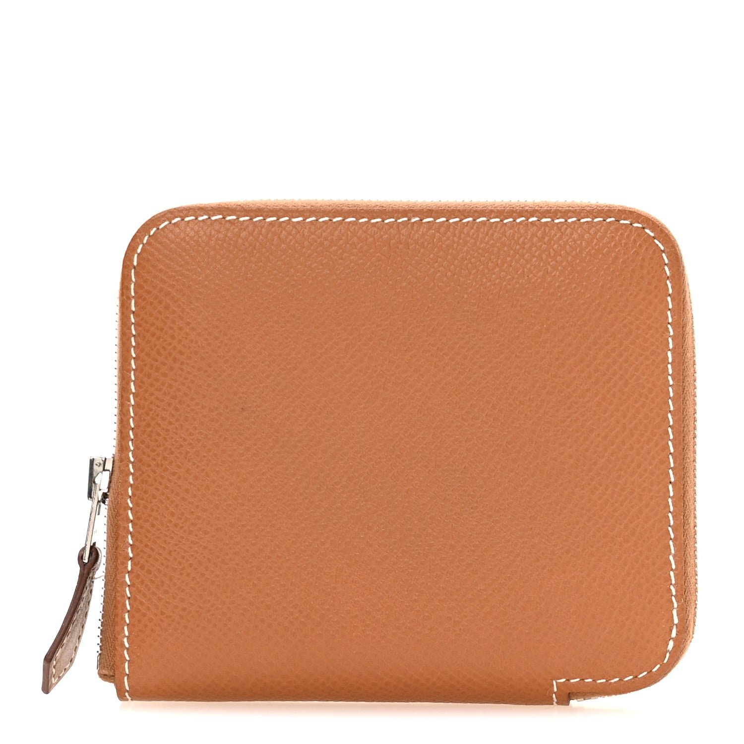 Hermes Epsom Silk'in Compact Wallet Gold Cassis Vert Fizz