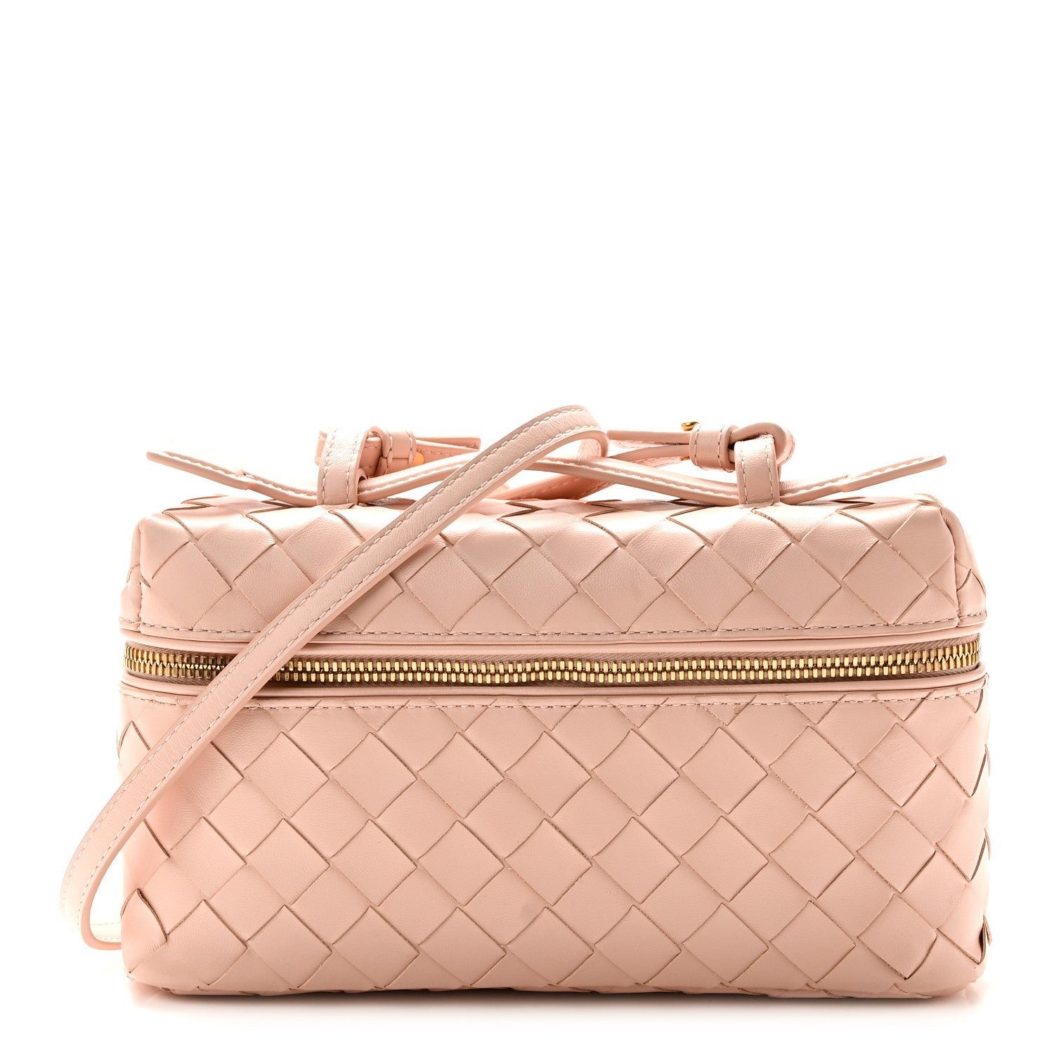 Bottega Veneta Calfskin Intrecciato Bang Bang Vanity Case Cameo