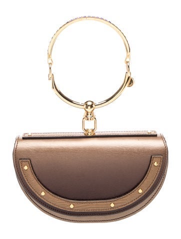 Leather Nile Bracelet Minaudiere Small, Small