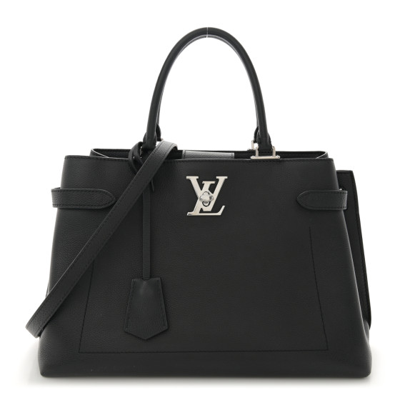 Louis Vuitton Calfskin Lockme Day Black