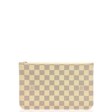 Coated Canvas Clutch