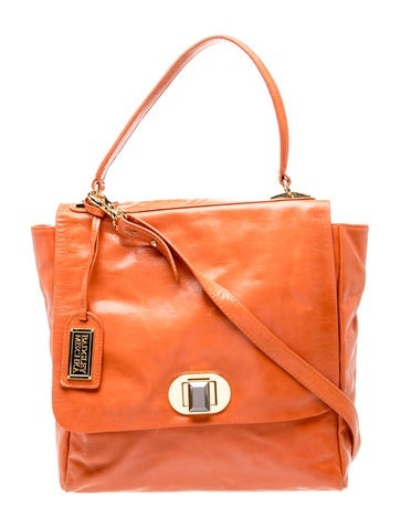 Leather Top Handle Bag