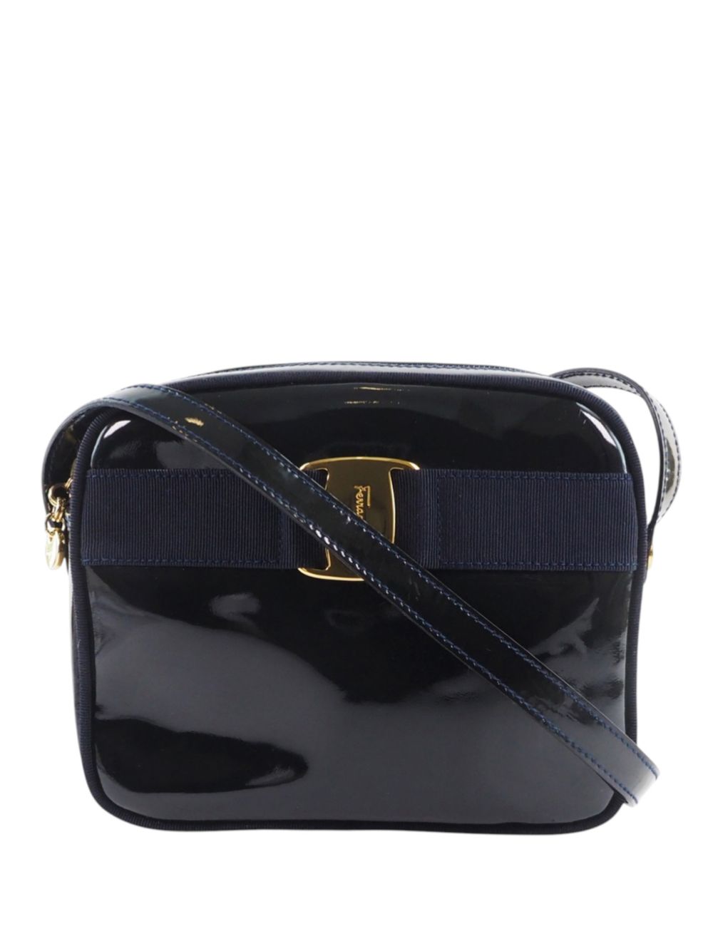 Ferragamo 2010-2026 Patent Vara crossbody bag