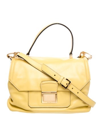 Leather Top Handle Bag