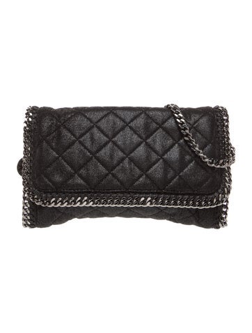 Stella McCartney Vegetarian Suede Shoulder Bag