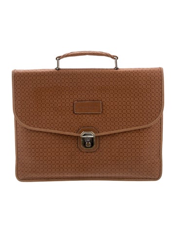 Courreges Leather Top Handle Bag
