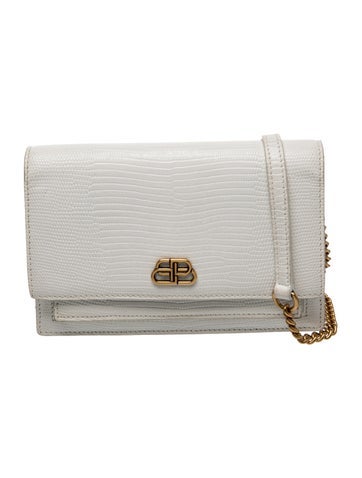 Embossed Leather Clutch