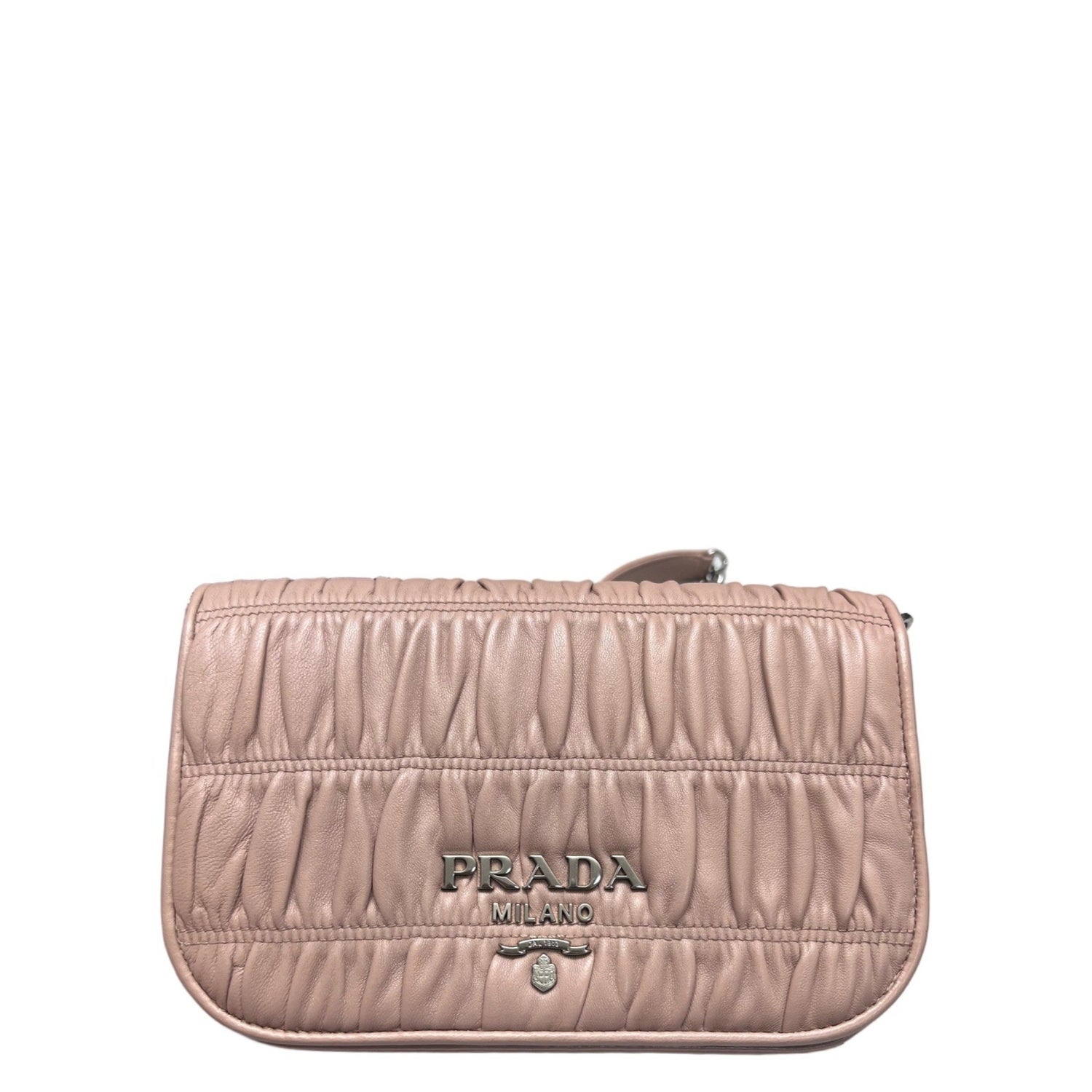 Vitello Leather Shoulder Bag Medium