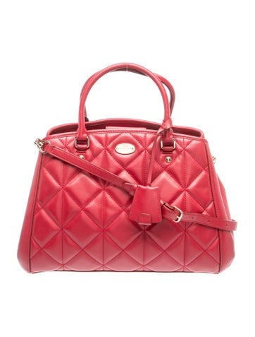 Leather Top Handle Bag