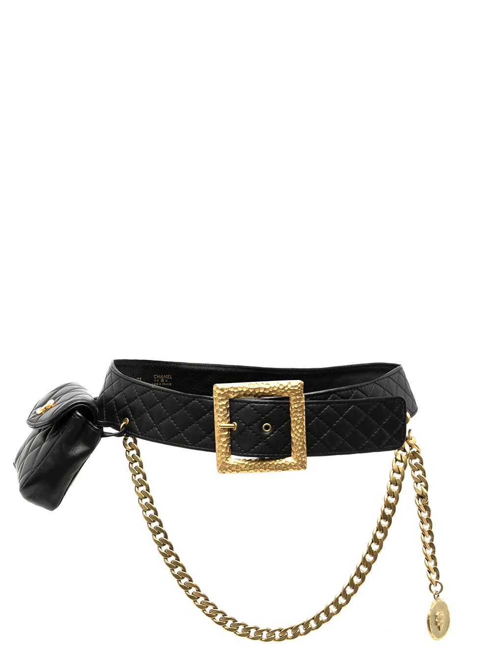 1994 CC diamond-quilted belt bag