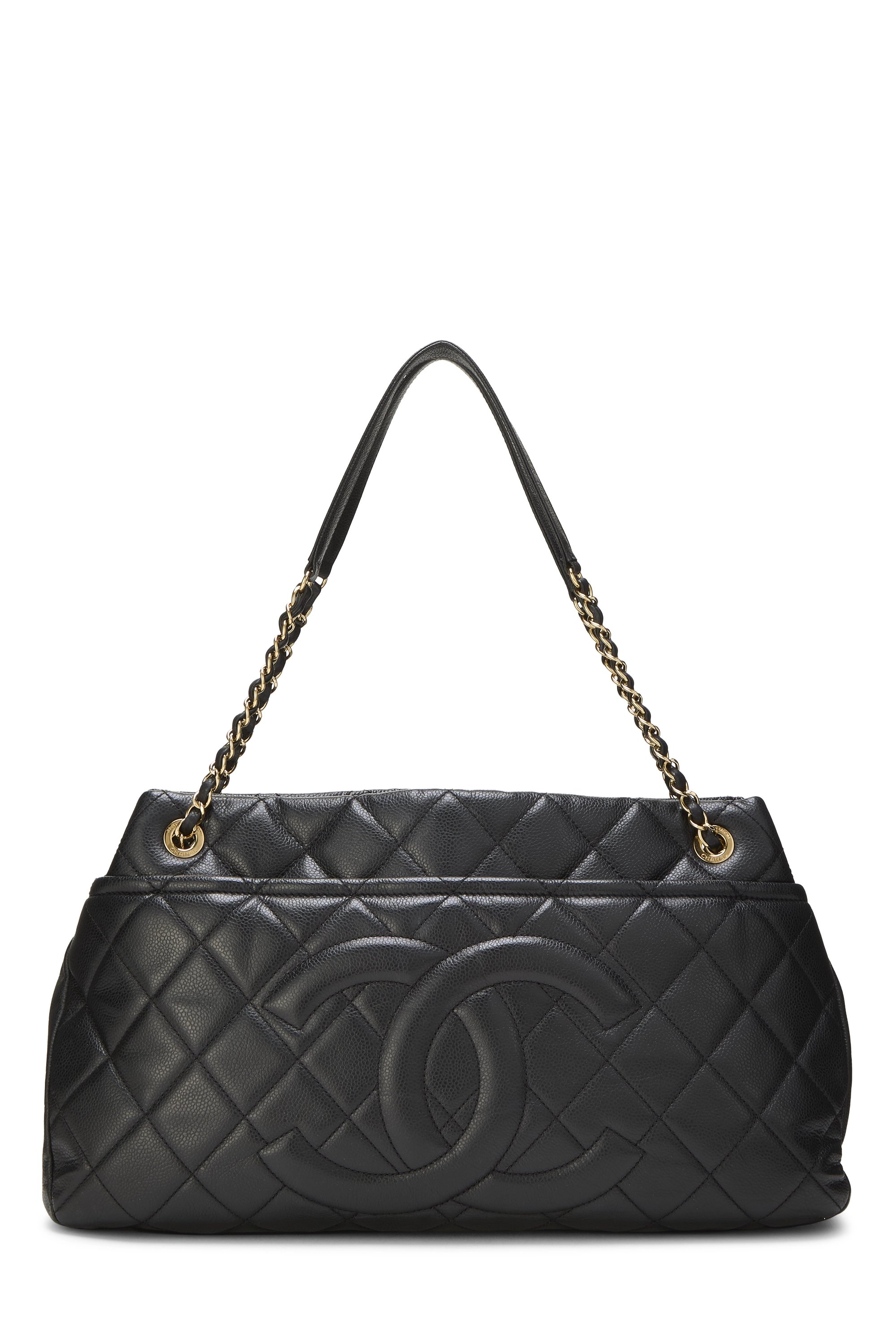 Black Caviar Timeless 'CC' Soft Shopper Large