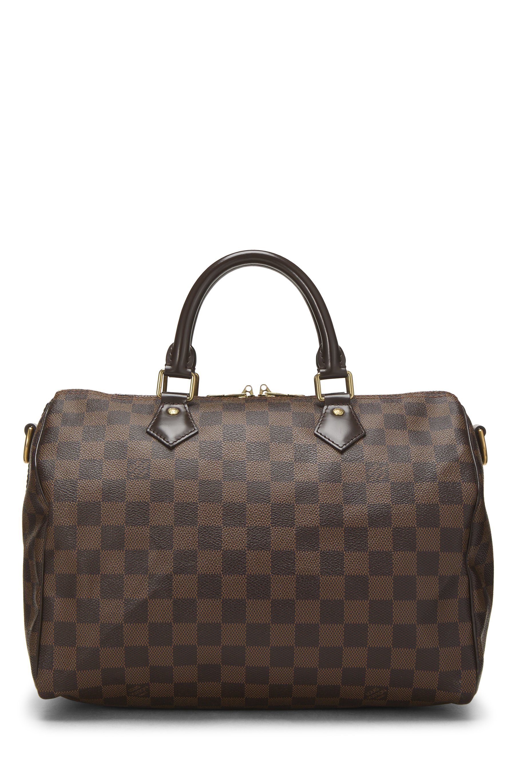 Louis Vuitton Damier Ebene Speedy Bandouliere Bag 30