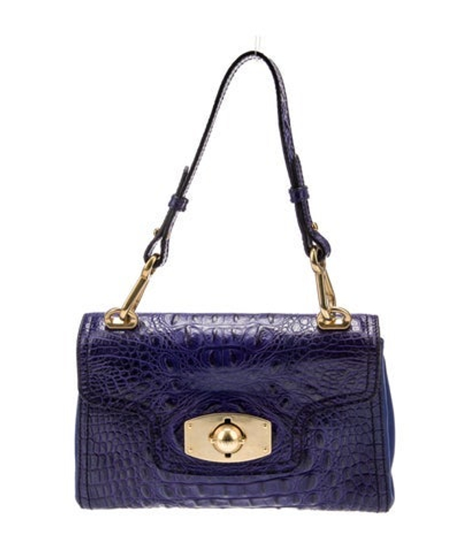 Furla Crocodile Shoulder Bag