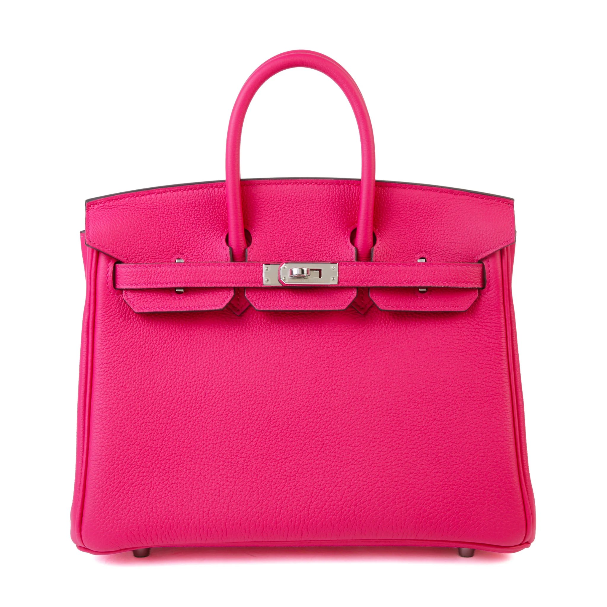 Brand New ( Rank N ) HERMÈS Birkin 25 Rose Mexico (0D) Togo Palladium hardware G (2026)