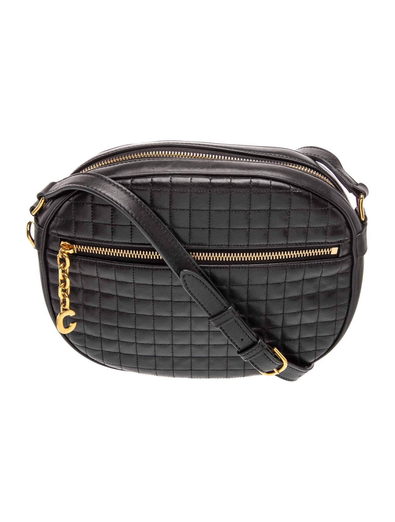 Leather C Charm Bag Medium