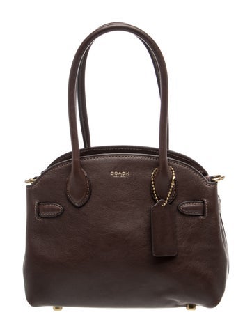 Leather COACH Soft Empire Carryall 224