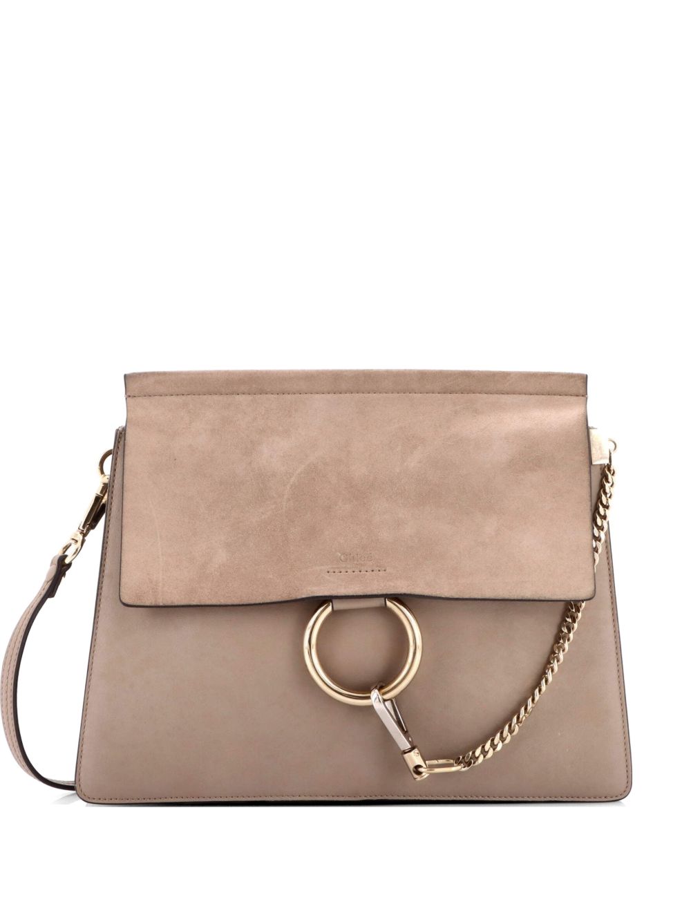 Faye Leather and Suede Medium shoulder bag