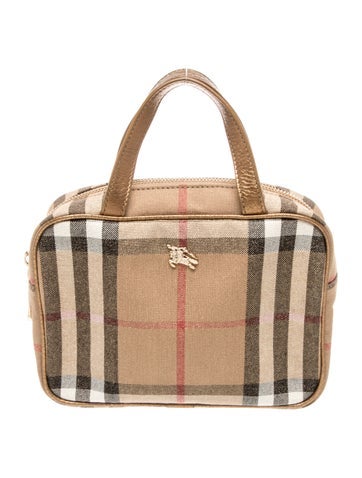 House Check Top Handle Bag