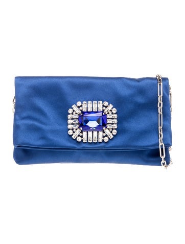Satin Titania Clutch Bag