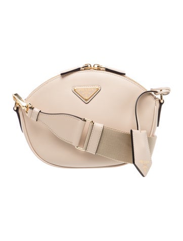 Enameled Metal Triangle Crossbody Bag