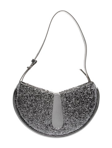 Themoire Glitter Shoulder Bag