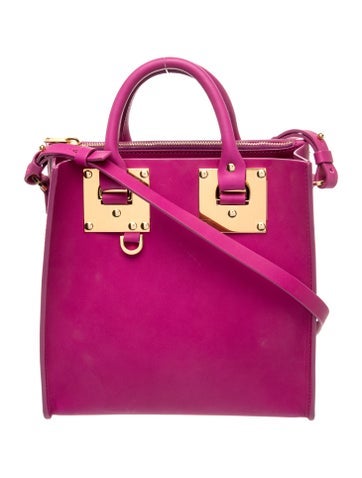 Sophie Hulme Leather Top Handle Bag