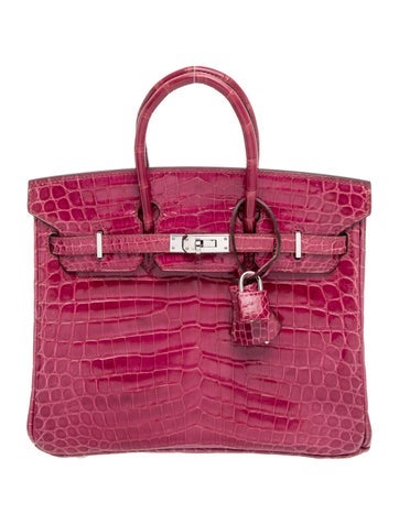 Hermes Shiny Crocodile Birkin 25