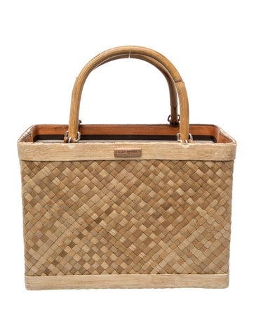 Straw Top Handle Bag
