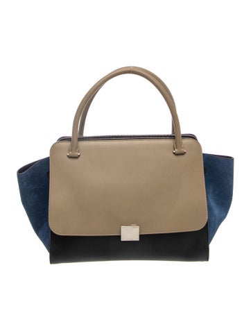 Leather Double Zipper Trapeze