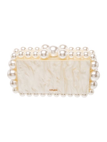Faux Pearl Clutch