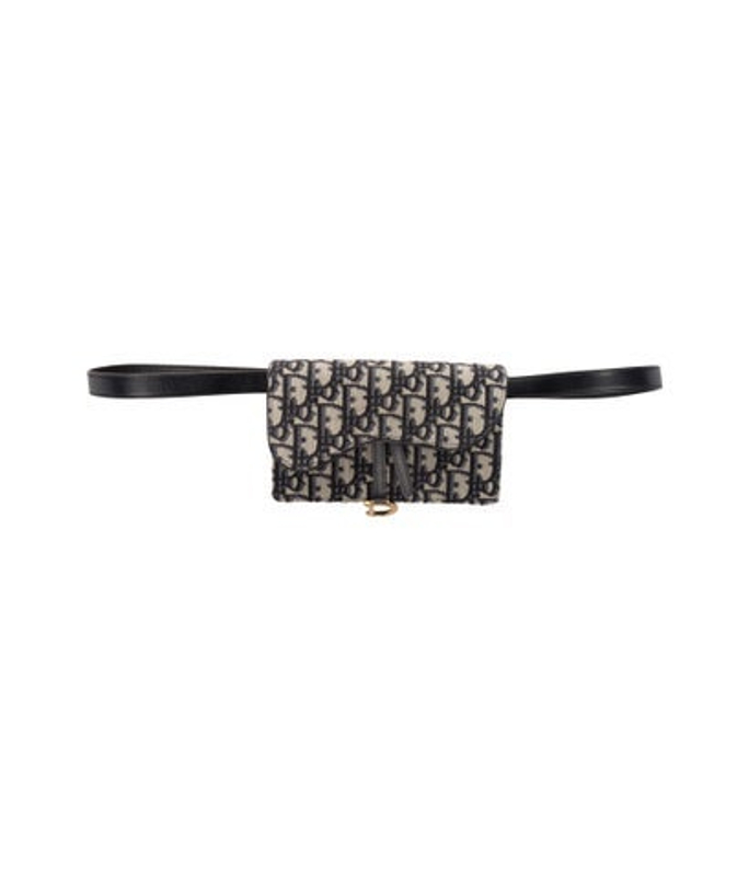 Dior Dior Canvas Saddle Belt Pouch