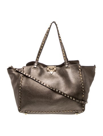 Rockstud Top Handle Bag